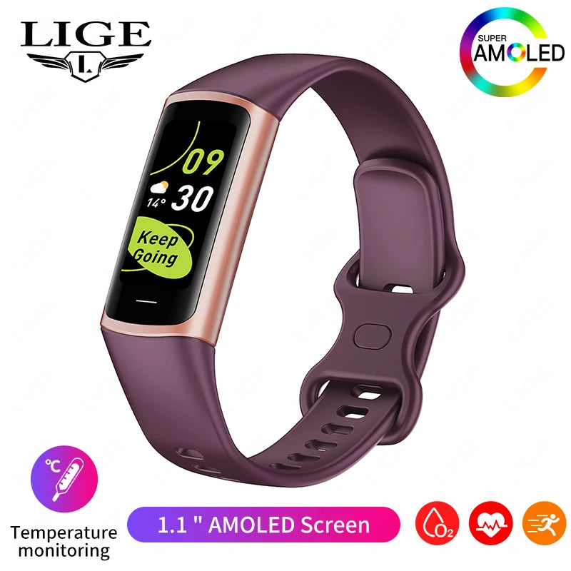 2024 Sport Smart Bracelet Fitness Tracker For Man Women Band Waterproof Connected Phone Tracker Men Smart Watch For Android ios