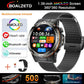New Military Sports GPS Smart watch AMOLED HD IP68 outdoor NFC Sport Watch Fitness tracker Health monitor BT call LED flashlight